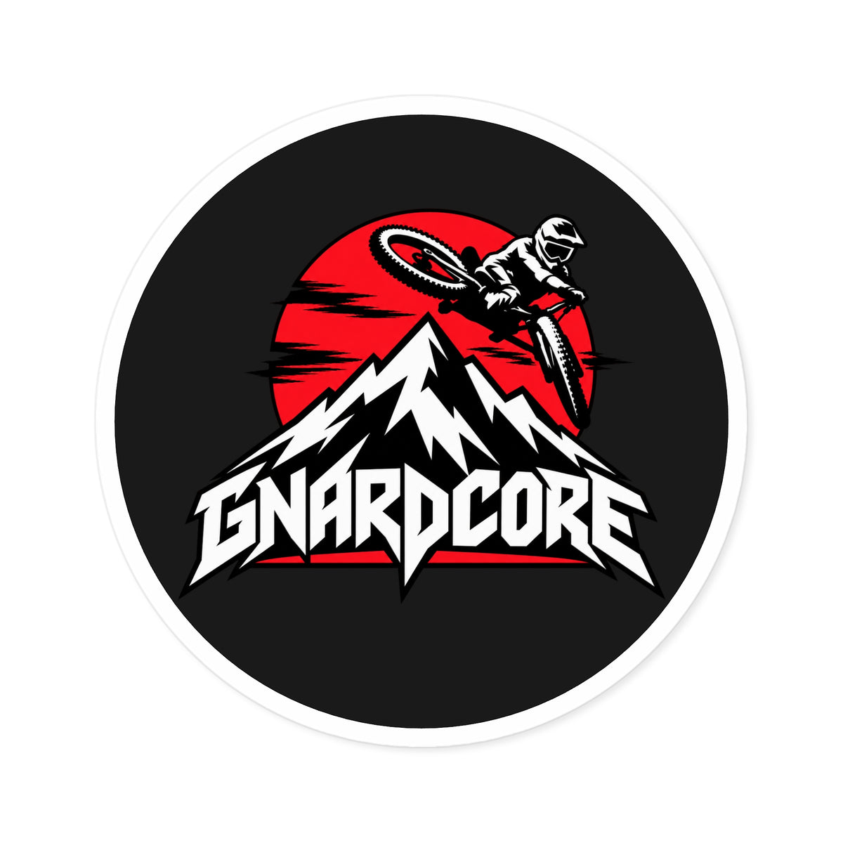 GNARDCORE Round Sticker